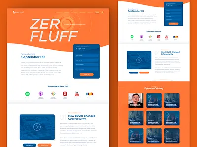 Saviynt | Podcast Brand Identity & Microsite branding design graphic design microsite ui web design