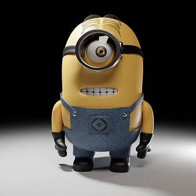 Minions 3d models 3d animation branding design graphic design illustration logo motion graphics ui vector