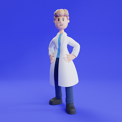 Doctors 3d models 3d animation branding design graphic design illustration logo motion graphics ui vector