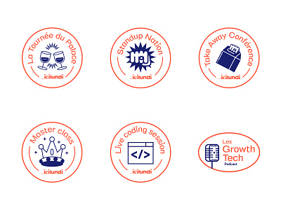 Branding - Logo - Retro - Event 80s after work brand branding coding design event identity logo logotype minimal programme retro stickers take away teamwork vector vintage