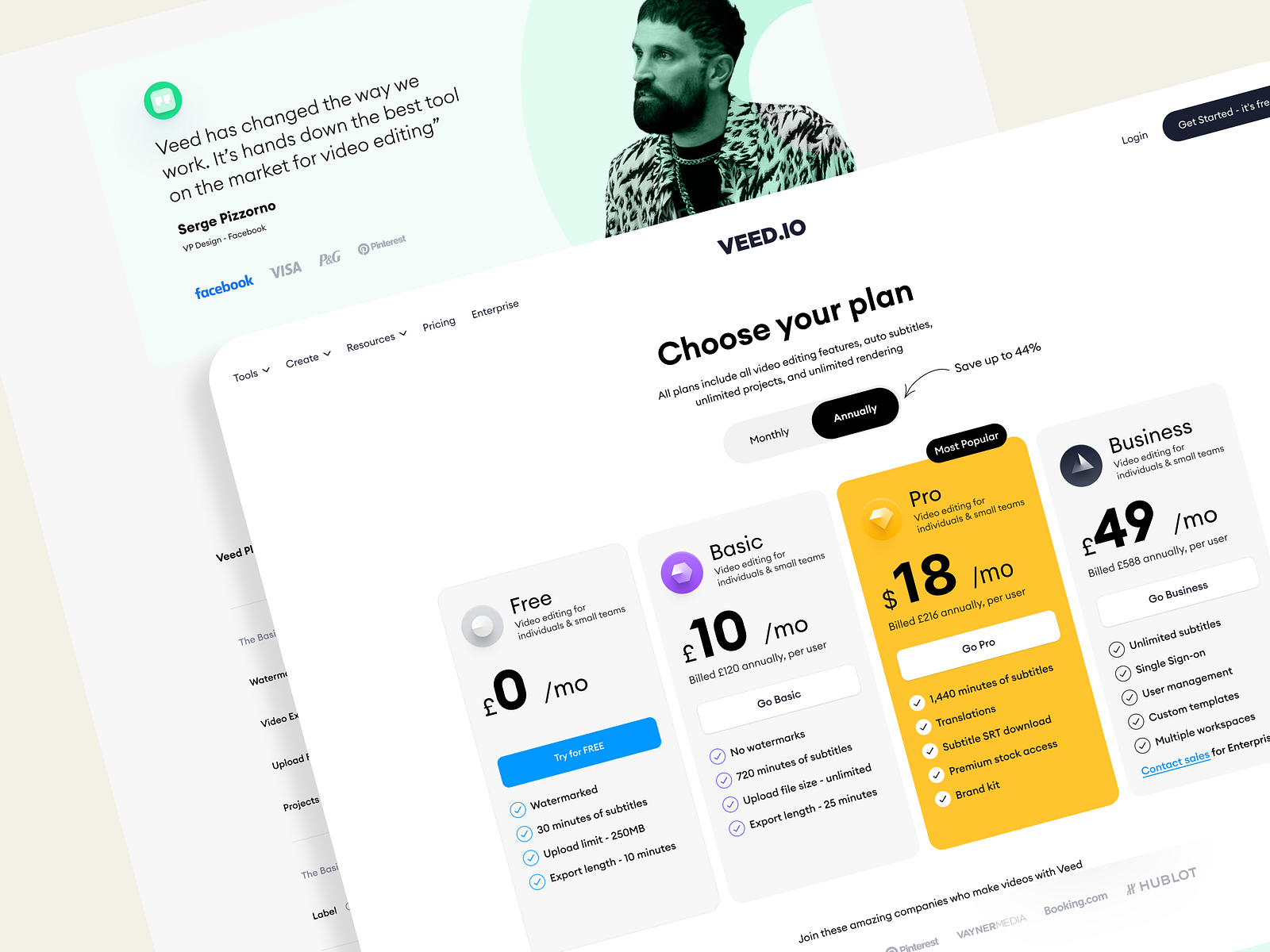 Veed by Twist Design on Dribbble