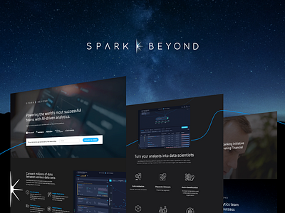 AI-driven Analytics Software Company | Demo Landing Page ai bofu conversion design cro dark dark mode demo design futuristic landing page marketing saas software space star wars tech tesla ui ux web