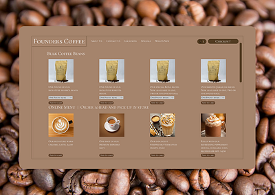 Daily ui challenge day 12. beginner designer beginnerdesigner coffee coffee design dailyui design design challenge e commerce ui ux web design