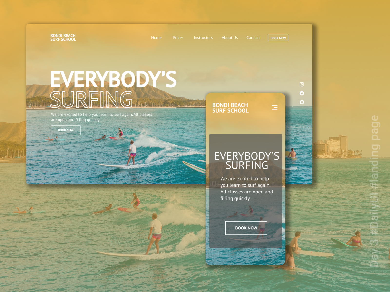 Day 3 #DailyUI #landingpage dailyui graphic design illustration ui web design website