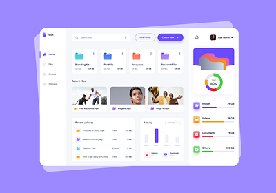 Vault cabinet dashboard file safe storage webapp