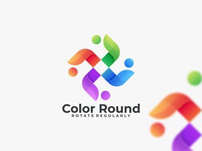 Color Round app branding design graphic design icon illustration logo ui ux vector