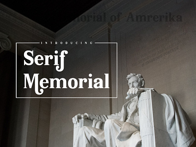 Serif Memorial in Font branding font graphic design serif typography