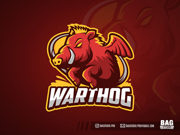 Warthog Esport Logo by Horacio Velozo on Dribbble