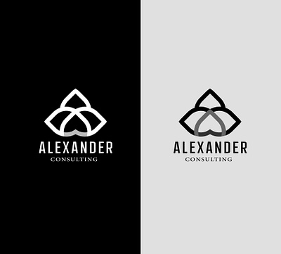 Alexander project (under process) branding corporate identity design icon logo logo design minimal vector