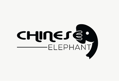 Chinese Elephant Logo banding design branding business logo china logo elephant logo elephant logo design graphic design logo logo china logo design