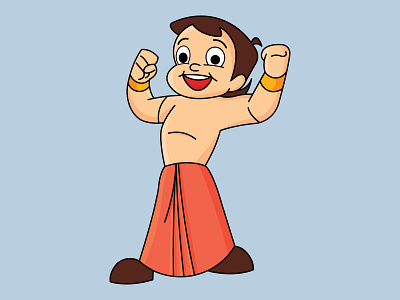 Chota Bheem branding design graphic design icon illustration logo typography ui ux vector