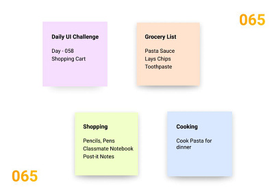 Notes Widget dailyui dailyui065 dailyuichallenge design figmadesign ui ui design uichallenge uidesign uiux ux