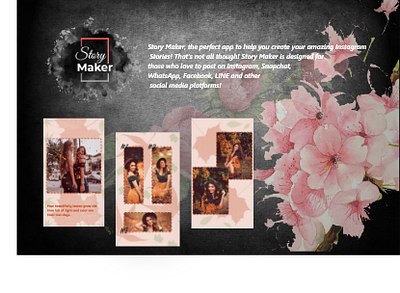 Story Maker, Story Editor, Story Template & Art graphic design logo