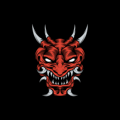 the devil illustration animation awesome design branding design illustration illustrator logo ui ux vector