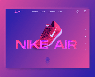 Nike Website Branding 3d branding design figma logo nike ui