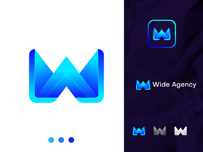 W+A modern logo design a logo abstract agency brand identity branding business company corporate corporate identity design flat illustration logo logo designer logotype minimal modern startup typography w logo