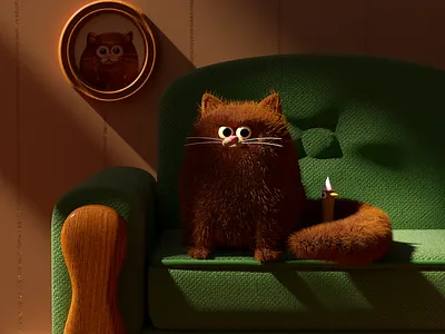 GATO 3d c4d cat character duck gato illustration miau octane pato render