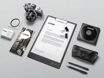 Stationary design creative logo minimalist logo stationary