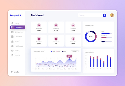 Analytic Chart analytics chart contact us design landing page orderdashboard productmanagement productwarehouse purple salesdashboard salesmanagement salesreport statistics ux ware house web