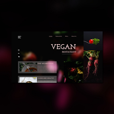 VEGAN design ui uiux uiuxdesign ux ux design web