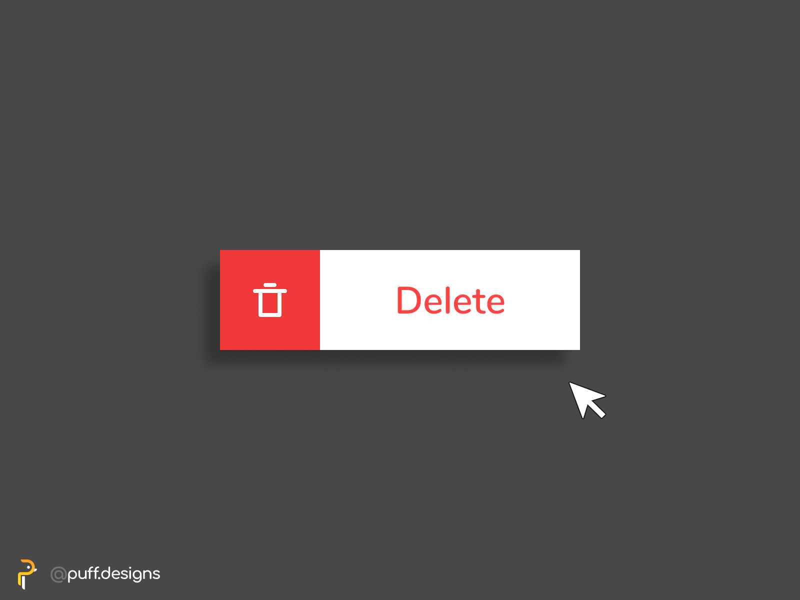 Animated Delete Button (Liquid Progress) animation button delete deletebutton design figma interface liquid motion graphics motiondesign progress ui uiux ux