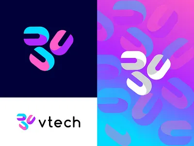 V letter logo - Letter v logo - Modern V logo abstract mark logo apps icon brand identity branding corporate design dribbble initial logo logo logo design logo mark logos modern logo tech logo