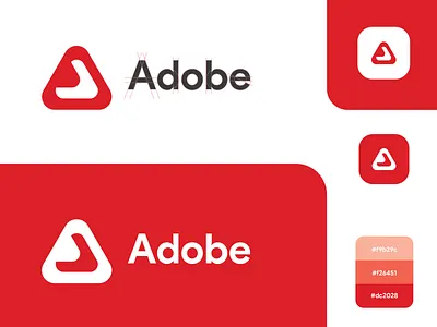 Adobe Redesign Concept app art branding design illustration logo