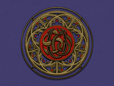 Sacrifice The Unusual amulet badge design drawing illustra illustration logo monogram symbol typography