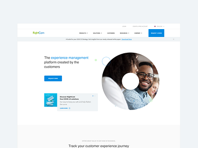 RC - Homepage branding landing page ux website