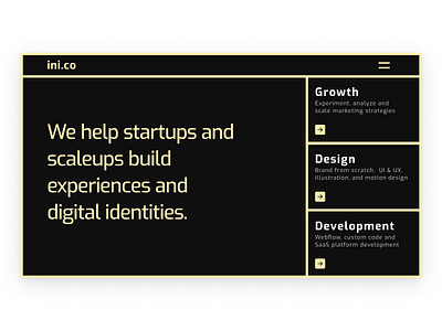 Digital Agency Landing Page Concept clean ui cleanui dailyui design landingpage minimalis monocrom uiwebsite ux website websiteuxui