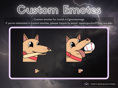 Custom Emotes for Twitch.tv/gmoneymags adobe adobe illustrator adobe photoshop branding design illustration twitch twitch emotes