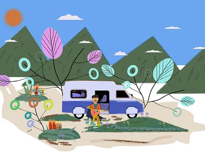 mogzauri illustration vector