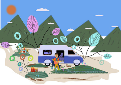 mogzauri illustration vector