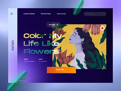 NFT Marketplace Landing page 3d animation crypto freelance graphic design illustration landing landing page landing page design logo nft nft landing page pakistan product design typography web web design website website design