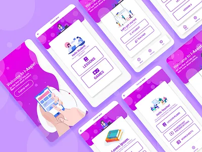 I-Assist branding design figma graphic design illustration interactive logo music ui ui design