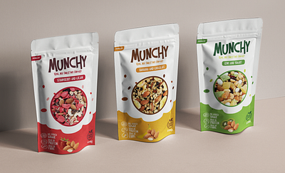 Munchy Trail Mix azwage branding design