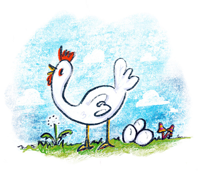 CLUCK CLUCK illustration