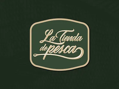 La tienda de pesca branding design fishing graphic design illustration logo store