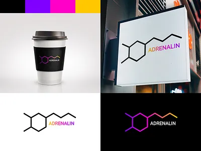 ADRENALIN logo branding design graphic design icon illustration logo ux vector