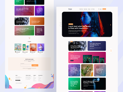 Ghost Blog Web Design blog design blog theme design ghost blog design ghost blog web design ghost theme ui modern ui new design ui ux web website