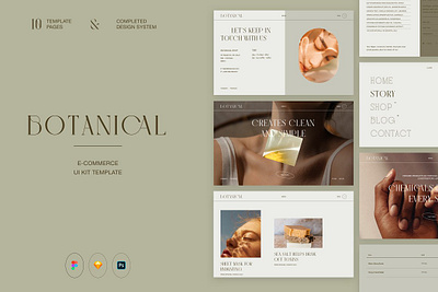 E-commerce website design e commerce landing page ui ui kit website website design