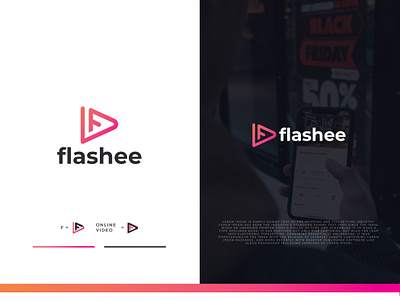 Flashee Logo Design audio brand branding creative design favicon flash graphic design identity illustration light logo logotype media minimal minimalist modern simple typography ui