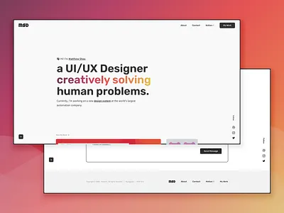 Portfolio Take 2 design interface logo portfolio product design project sketch ui ux web design