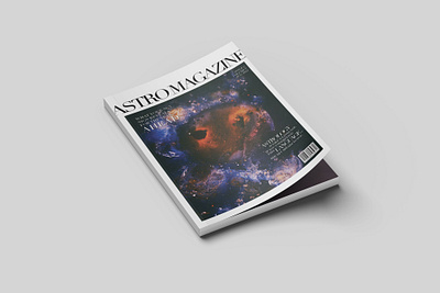 AstroMagazine design graphic design illustration