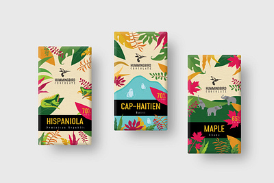 Hummingbird Chocolate Packaging Redesign branding chocolate graphic design illustration packaging vector