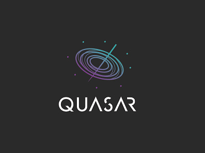 Quasar - Day 1 - Daily Logo Challenge branding design graphic design illustration logo vector