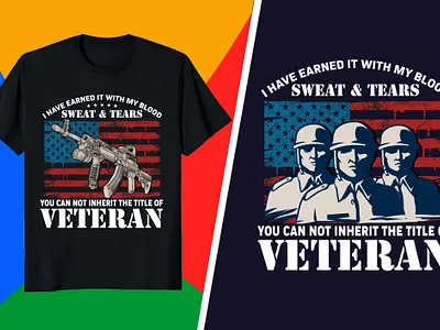 VETERAN T-SHIRT - USA VETERAN FOR VETERAN LOVER branding business t shirt creative design design hoodies illustration logo t shirt tshirtshop typography vector