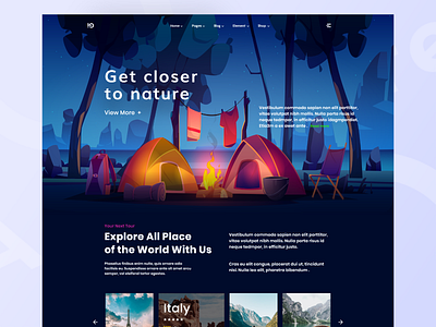 Tour Planning Web UI design minimal modern tour planning web design tour web design travel app ui travel ux design travel web design travel web ui ui ux web website