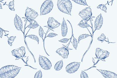 Floral Pattern Illustration Set artwork design floral floral design floral illustration flower illustration graphic graphic design illustration pattern pattern design pattern illustration vector vector illustration