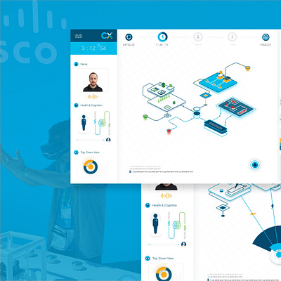 Cisco CX: Mission Possible cisco cisco cx design experiential games interface ui ui design user interface ux virtual reality vr
